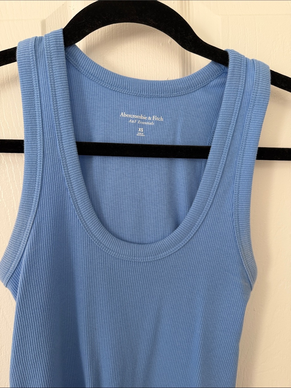 Abercrombie & Fitch Light Blue Ribbed Tank